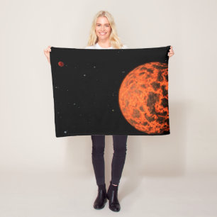 Exoplanet Ucf-1.01 Orbiting A Star Called Gj 436. Fleece Blanket