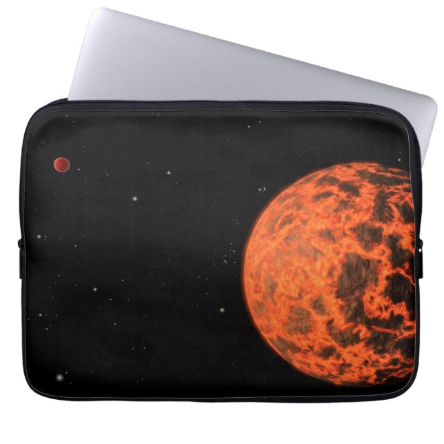 Exoplanet Ucf-1.01 Orbiting A Star Called Gj 436. Laptop Sleeve (Front)