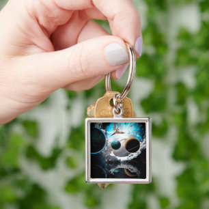 Exoplanets and Earth Key Ring