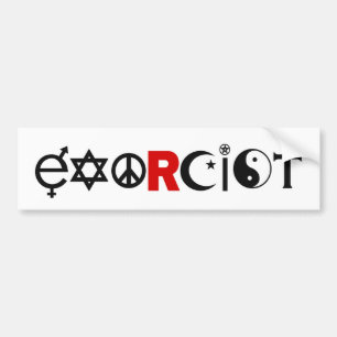 Exorcist Bumper Sticker
