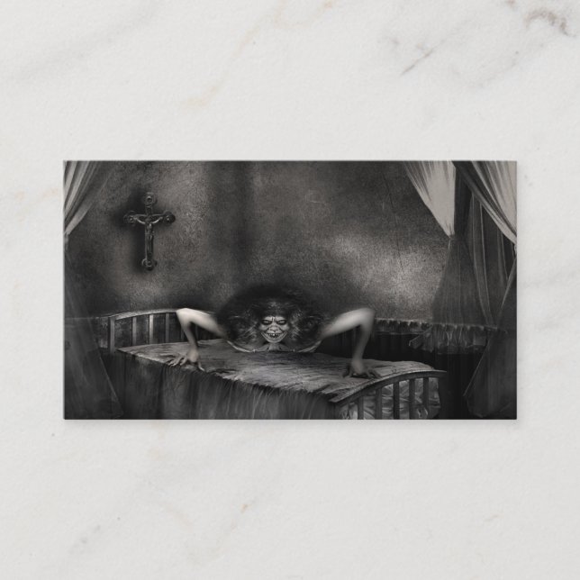 Exorcist  Customizable  Halloween Business Cards (Front)