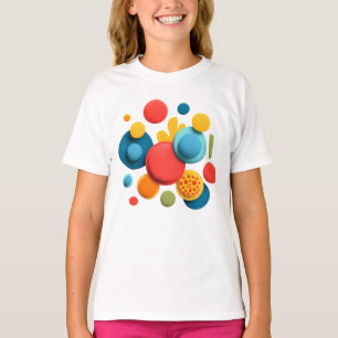 Exosome Serum – Abstract Colorful Shapes Kids T-Shirt