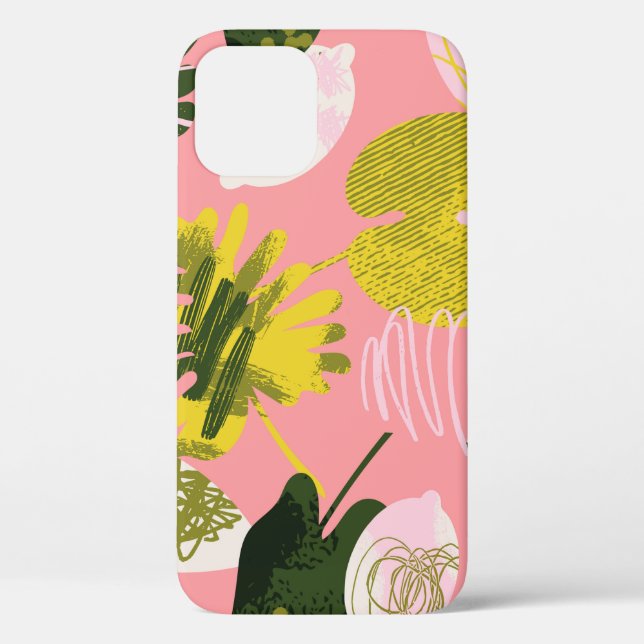 Exotic abstract tropical pattern with bright colou Case-Mate iPhone case (Back)