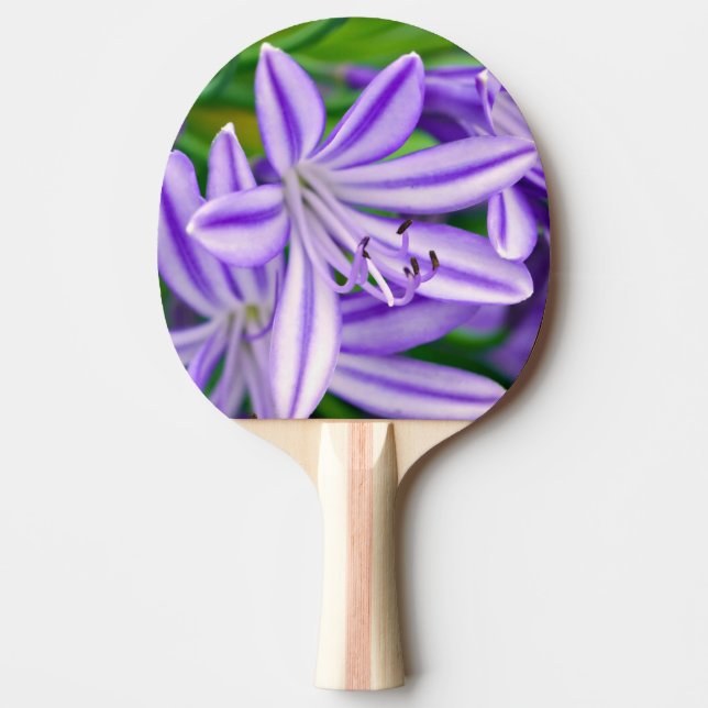 Exotic African Lily Ping Pong Paddle (Front)