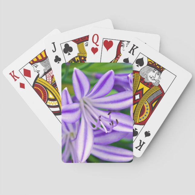 Exotic African Lily Playing Cards (Back)