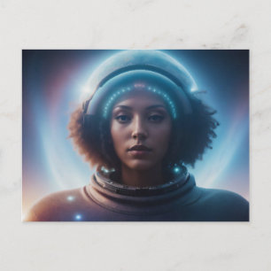 Exotic Alien Woman Postcard