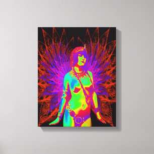 Exotic Angel Canvas Print