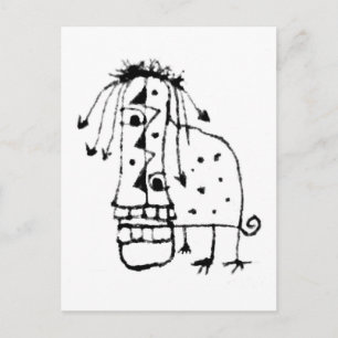 Exotic Animal Monster Postcard