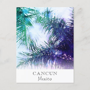 *~* Exotic AP25 Palm Leaf Personalise - Travel Postcard