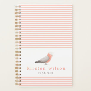 Exotic Australian Galah Bird - Personalised Planner