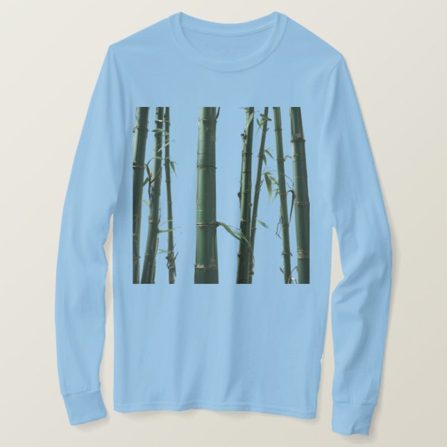 Exotic Bamboo Men's Long Sleeve T-Shirt (Design Front)