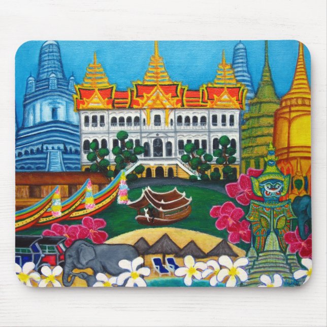 Exotic Bangkok-Full Image Mouse Pad (Front)