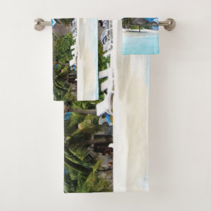 Exotic Beach Bath Towel Set