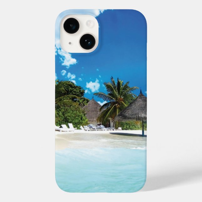 Exotic Beach Case-Mate iPhone Case (Back)