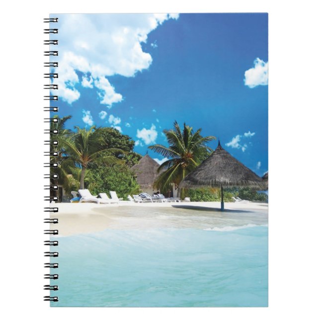 Exotic Beach Notebook (Front)