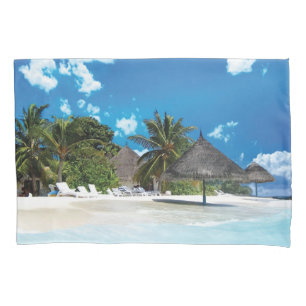 Exotic Beach  Pillowcase