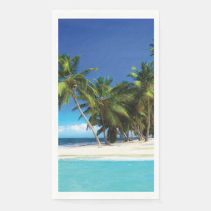 Exotic beach throw pillow napkin