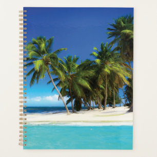 Exotic beach throw pillow planner