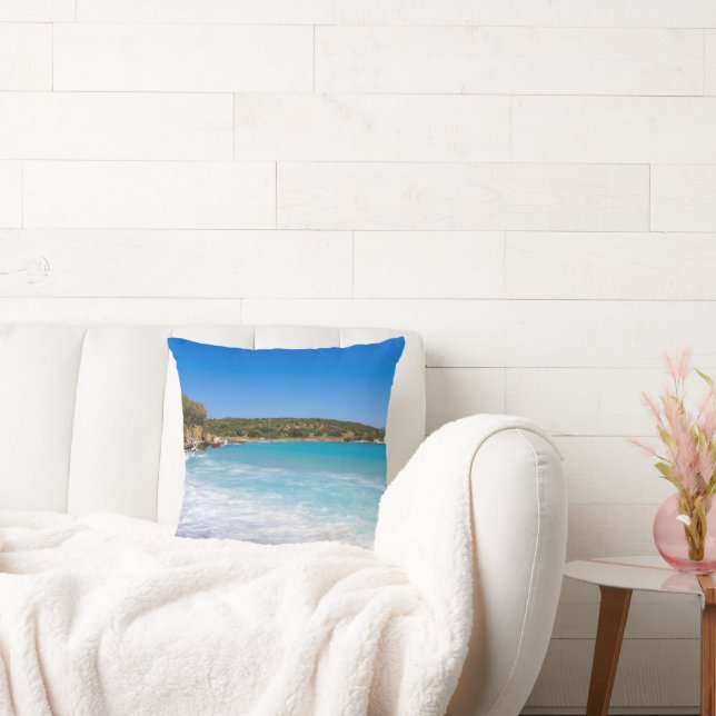 Exotic Beach Tropical Island Paradise Cushion (Couch)