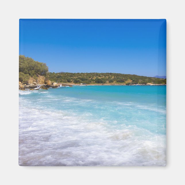 Exotic Beach Tropical Island Paradise Magnet (Front)