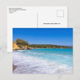 Exotic Beach Tropical Island Paradise Postcard
