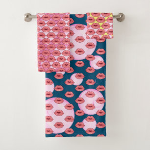 Exotic Bird Design Bath Towel Set
