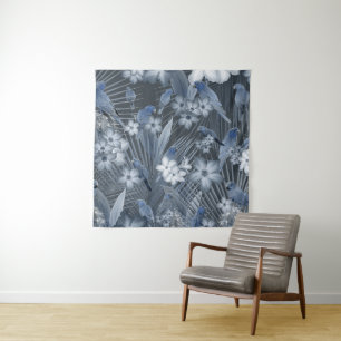 Exotic Bird Paradise 3 #art #tropical Tapestry