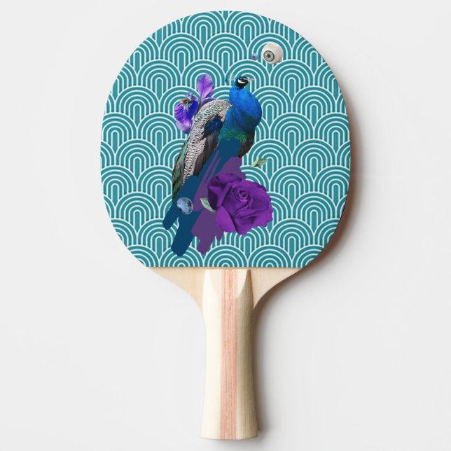Exotic Bird  Ping Pong Paddle (Front)