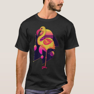 Exotic Bird Tropical Zoo Animal 90s Vaporwave Fla T-Shirt