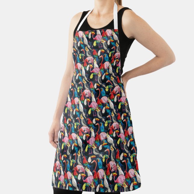 Exotic birds apron (Insitu)