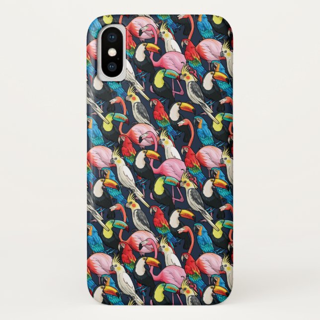 Exotic birds Case-Mate iPhone case (Back)