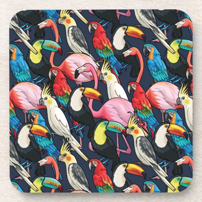 Exotic birds coaster (Front)