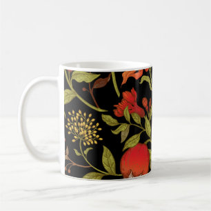 Exotic Birds Flowers Vintage Illustration Coffee Mug