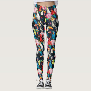 Exotic birds leggings