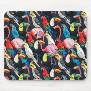 Exotic birds mouse mat