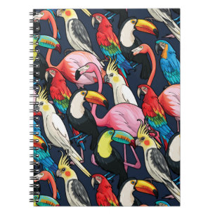 Exotic birds notebook