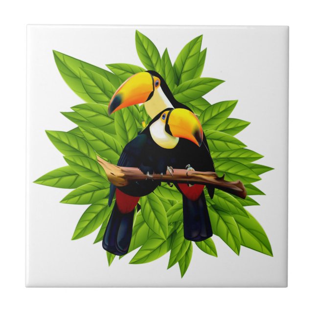 Exotic Birds Tile (Front)