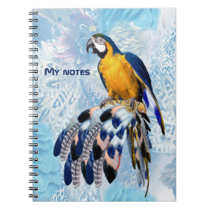 Exotic Blue Dream Catcher Notebook