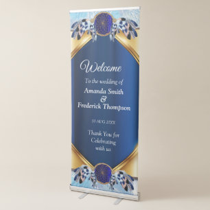 Exotic Blue Dream Catcher WELCOME Banner