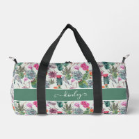 Exotic Boho Watercolor Cactus & Succulent Pattern