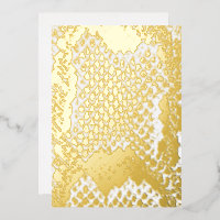 Exotic bold snake skin print texture pattern gold