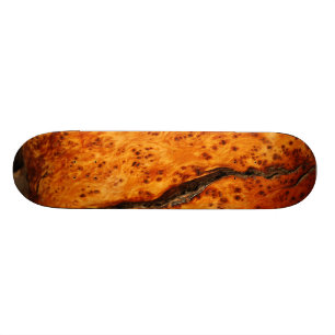 EXOTIC BURLWOOD IMAGE SKATEBOARD