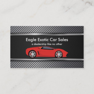 Exotic Car Sales Business Card