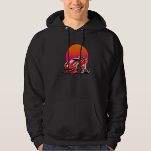 Exotic Car Turbo Sports Sunset Car Hoodie