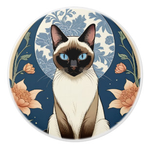 Exotic Cat #1 Ceramic Pull