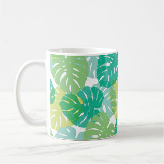 Exotic Cheese Plant: Tropical Monstera Coffee Mug