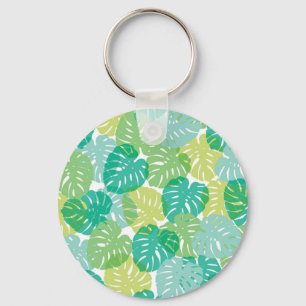 Exotic Cheese Plant: Tropical Monstera Key Ring