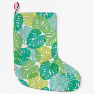 Exotic Cheese Plant: Tropical Monstera Small Christmas Stocking
