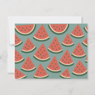 Exotic Color Watermelon Love Romance Friendship  Postcard