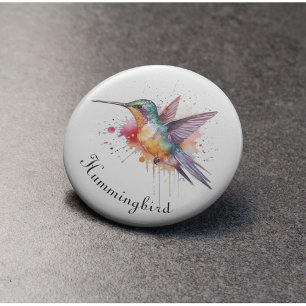 Exotic colourful hummingbird customisable bottle opener
